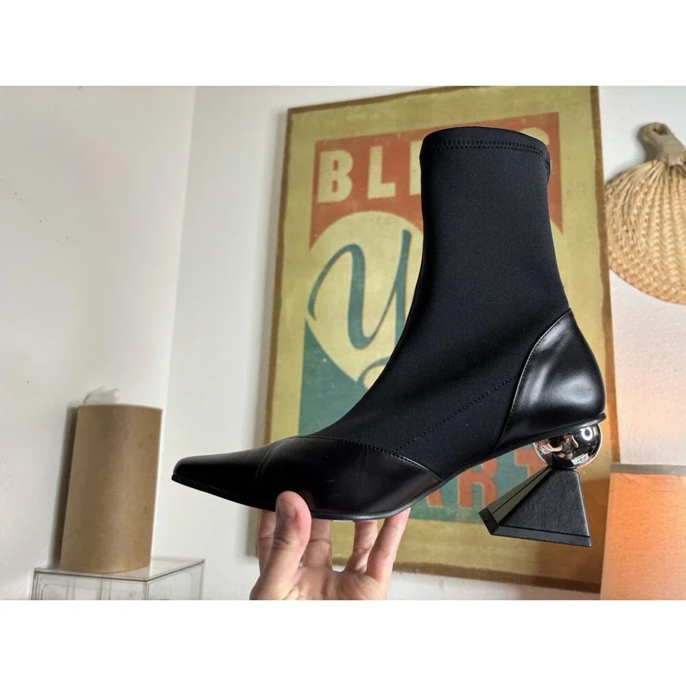 Yuul Yie Women's Stretch Sock Bootie Size 37.5